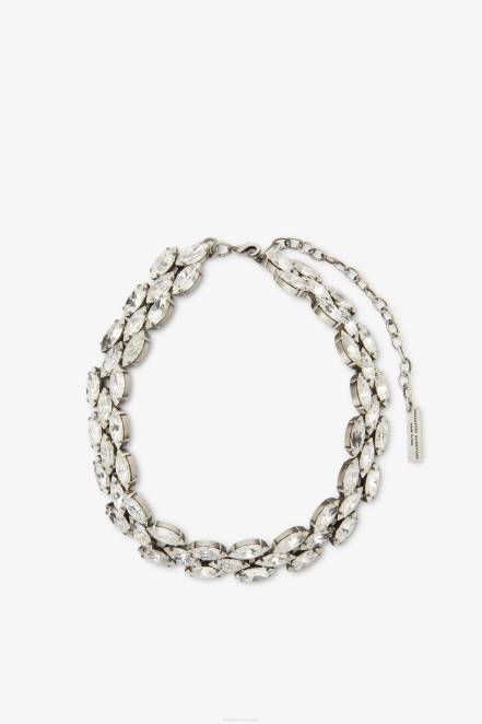 Women Ermanno Scervino Argento Crystal-Adorned Choker 424R178