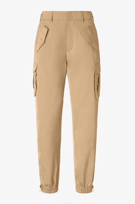 Women Ermanno Scervino Black Technical Duchesse Cargo Trousers 424R105
