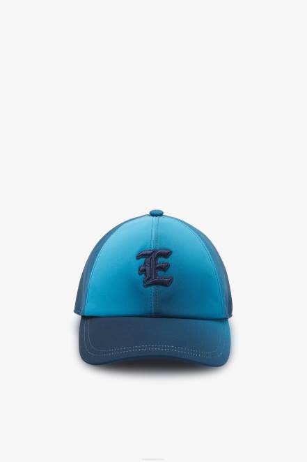 Women Ermanno Scervino Blue Nuanced Baseball Cap 424R203