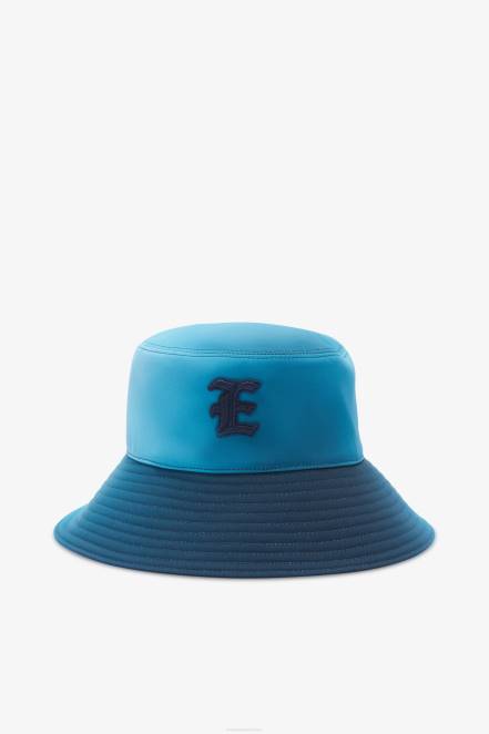 Women Ermanno Scervino Blue Nuanced Bucket Hat 424R202
