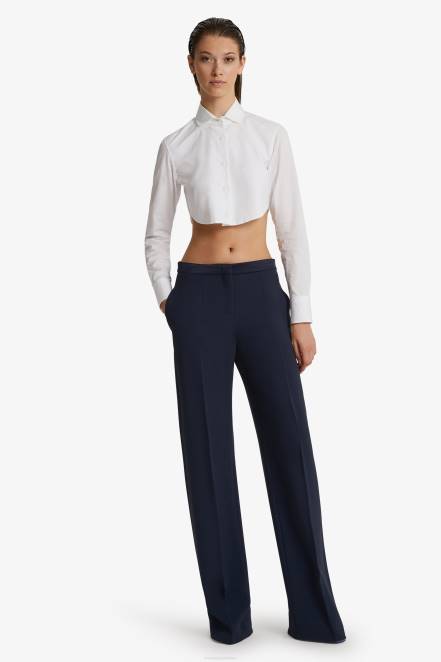 Women Ermanno Scervino Blue Palazzo Trousers 424R117