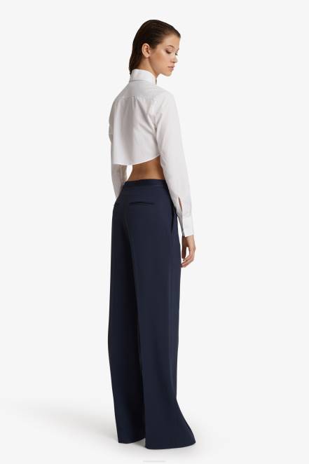 Women Ermanno Scervino Blue Palazzo Trousers 424R117