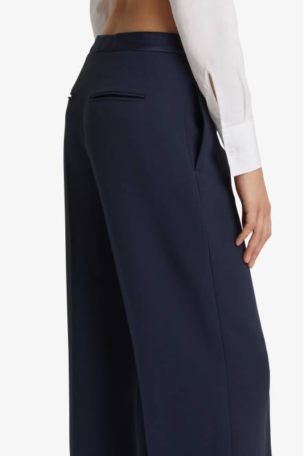 Women Ermanno Scervino Blue Palazzo Trousers 424R117