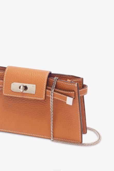 Women Ermanno Scervino Brown Belt With Clutch Bag 424R192