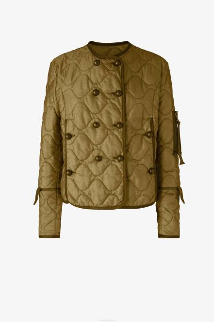 Women Ermanno Scervino Green Lightweight Padded Jacket 424R18