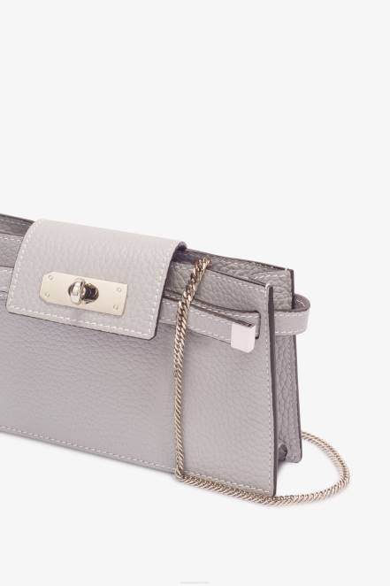 Women Ermanno Scervino Grey Belt With Mini Bag 424R191
