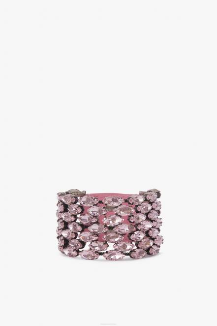 Women Ermanno Scervino Rosa Crystal-Adorned Cuff 424R175