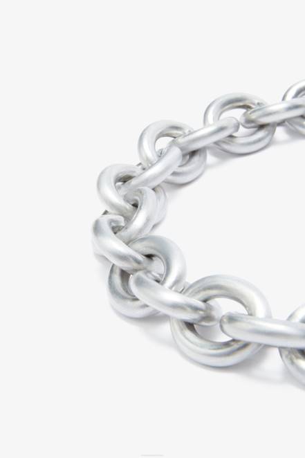 Women Ermanno Scervino Silver Choker Necklace 424R183