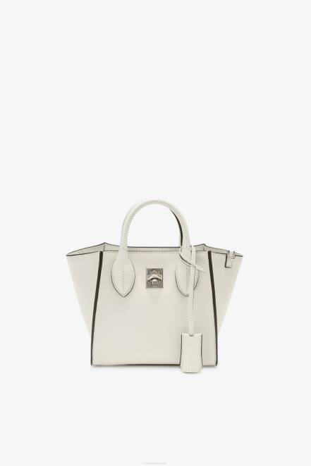 Women Ermanno Scervino White Leather Mini Maggie Bag 424R160