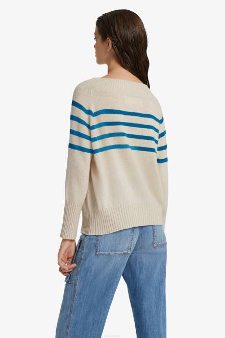 Women Ermanno Scervino White Oversized Recycled Cashmere Sweater 424R58