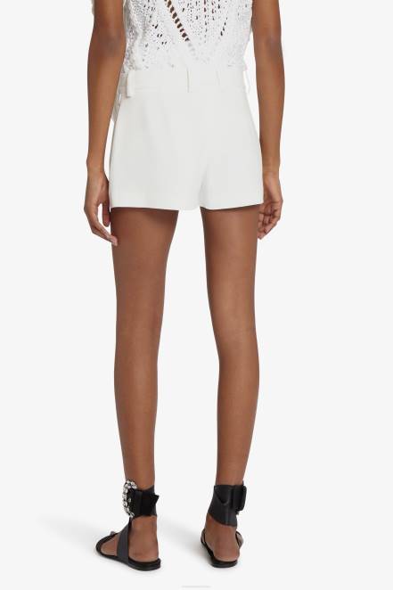 Women Ermanno Scervino White Tailored Shorts 424R107